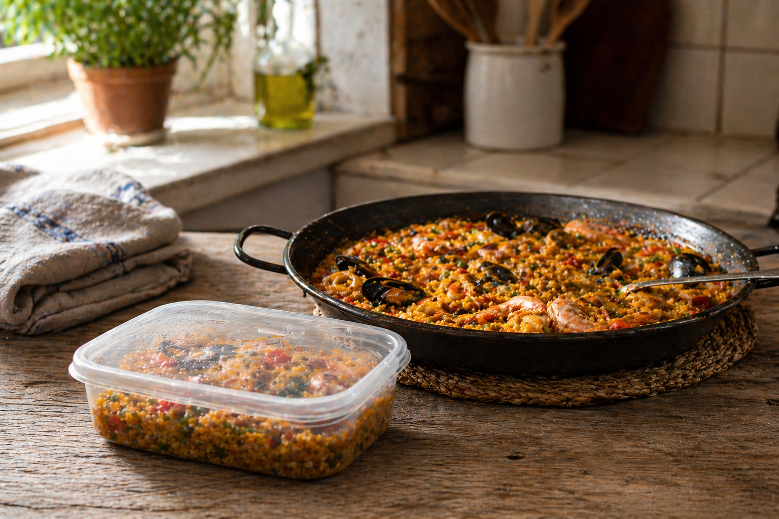 señales de que la paella no está en buen estado